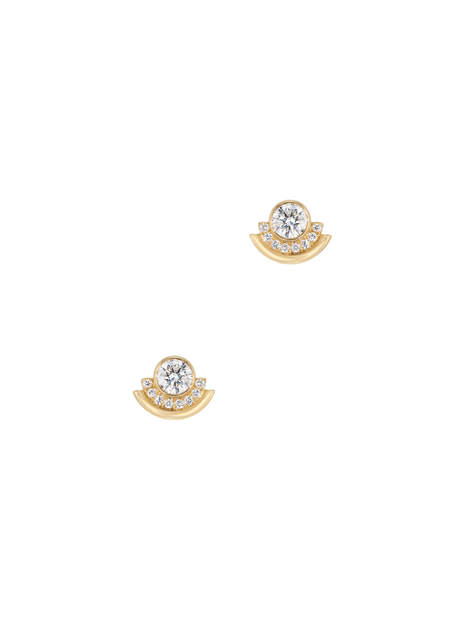 Arc studs - diamond